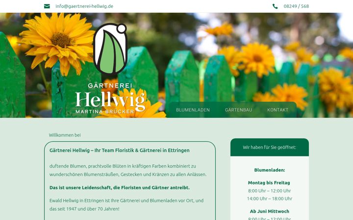 Screenshot of hellwig-gartenbau.de