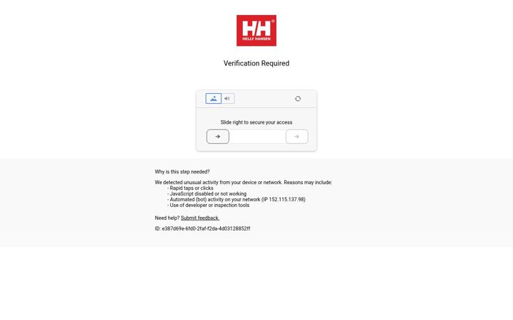 Kuvakaappaus sivustosta hellyhansen.com