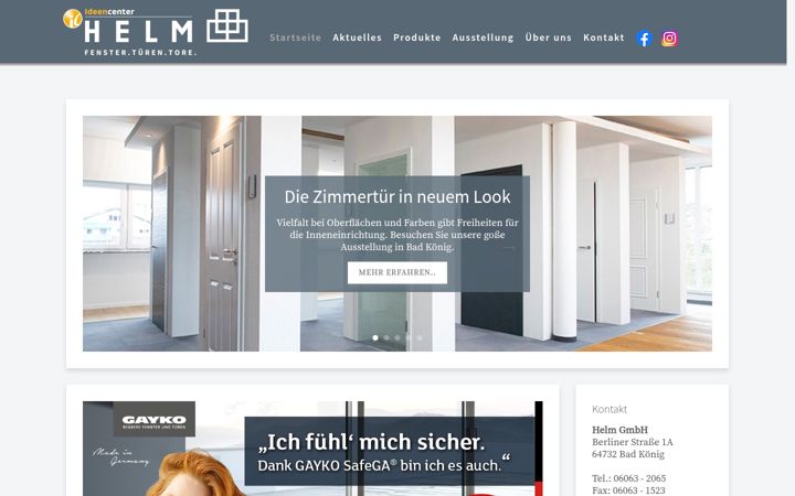 Screenshot of helm-bad-koenig.de