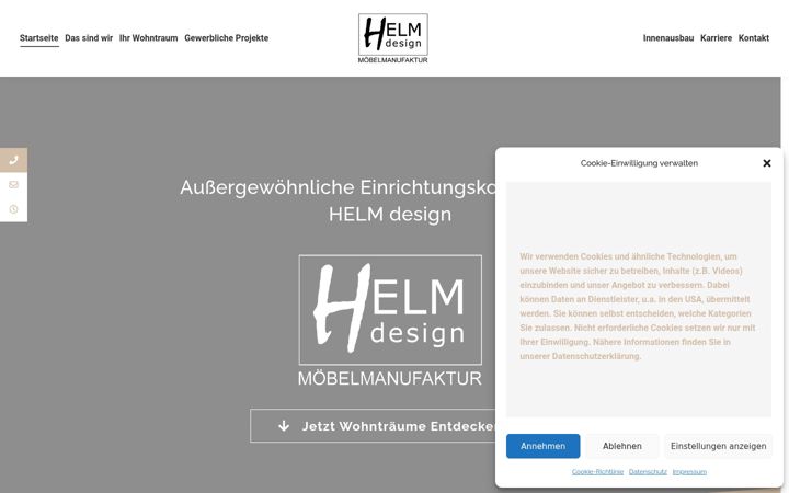 Screenshot του helm-einrichtung.de