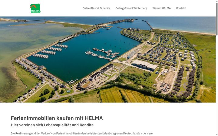 Screenshot του helma-ferienimmobilien.de