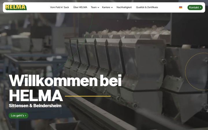Screenshot του helma-sw.de