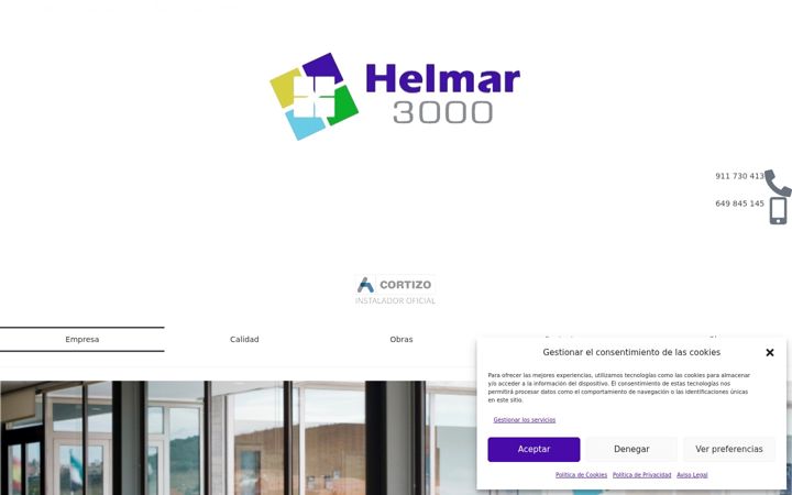 Screenshot of helmar3000.com