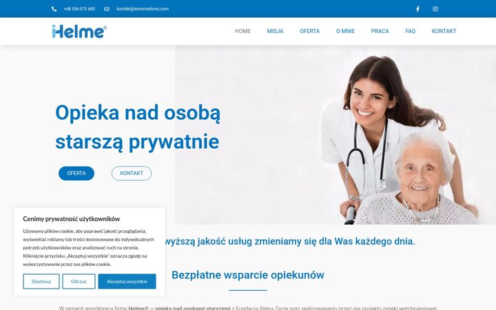 Screenshot of helme.com.pl