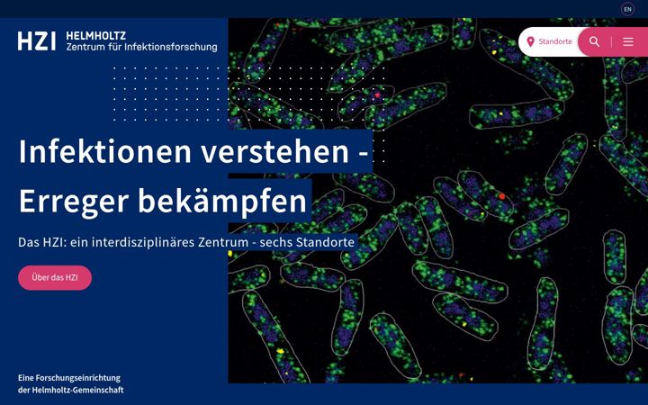 Screenshot of helmholtz-hzi.de