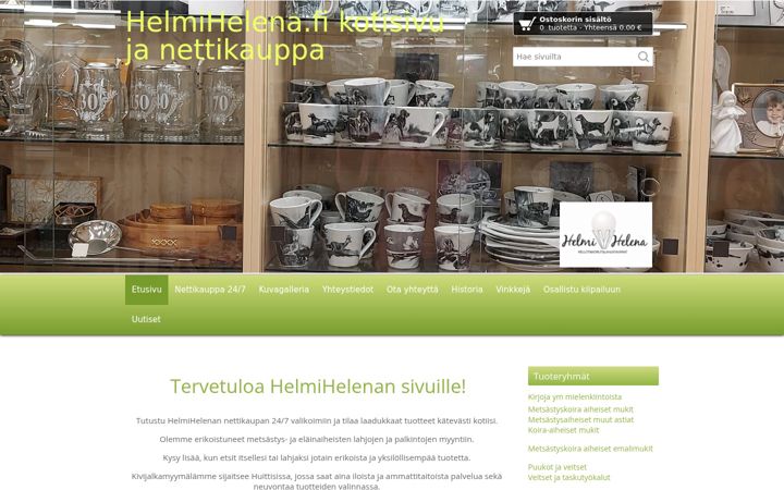 Screenshot of helmihelena.fi
