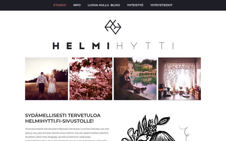 Screenshot of helmihytti.fi
