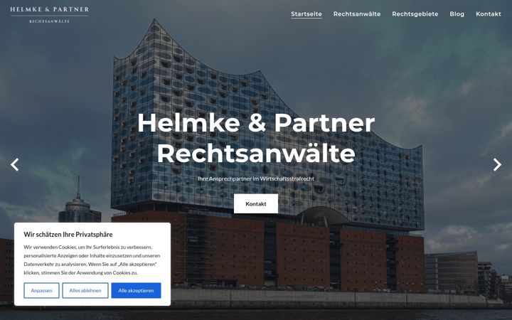 Képernyőkép: helmke-hamburg.de