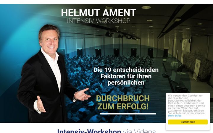Screenshot of helmut-ament-workshop.com