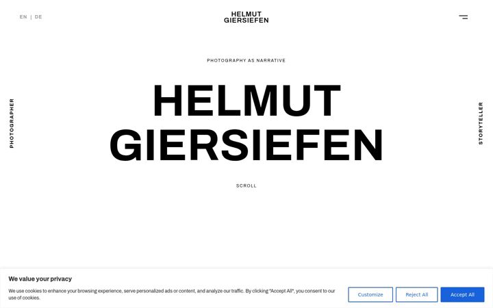 Screenshot of helmut-giersiefen.de