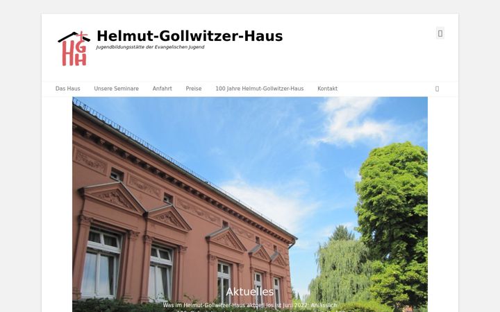 Képernyőkép: helmut-gollwitzer-haus.de