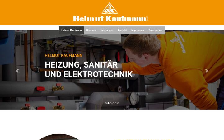 Screenshot of helmut-kaufmann.de