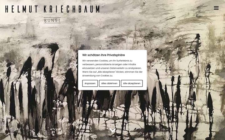 Screenshot of helmut-kriechbaum.at