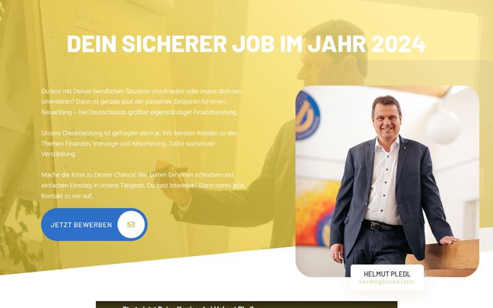 Screenshot of helmut-pledl.de