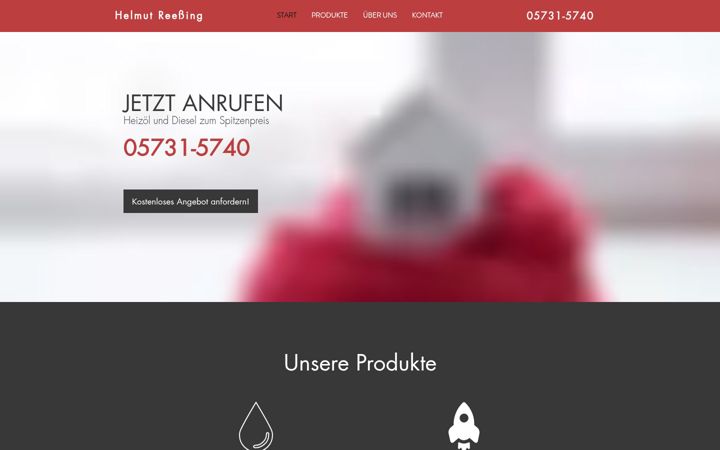 Screenshot of helmut-reessing.de