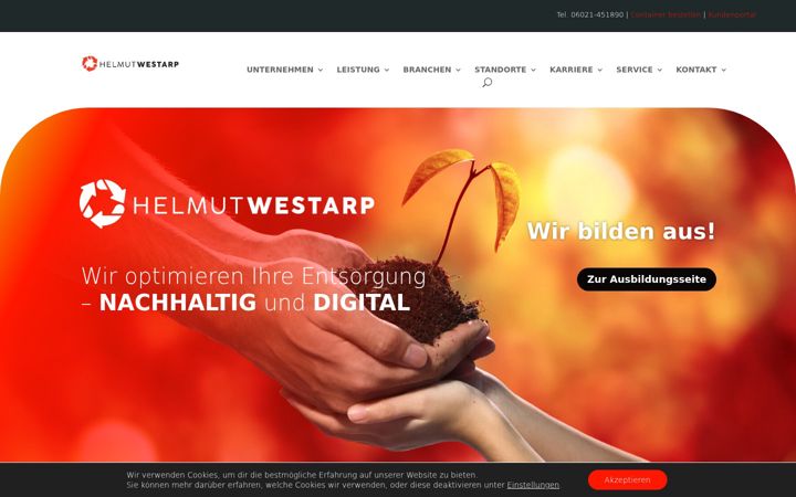 Screenshot ta' helmut-westarp.de