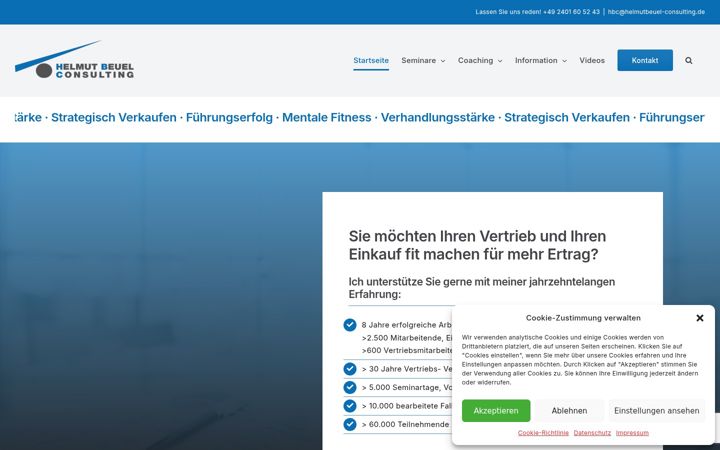 Screenshot ta' helmutbeuel-consulting.de