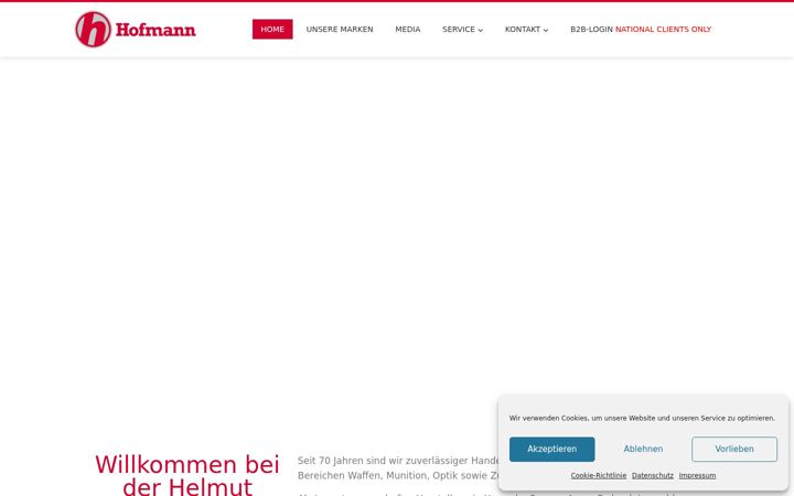 Screenshot of helmuthofmann.de