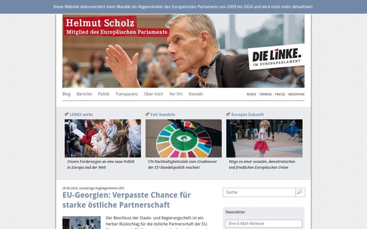 Screenshot of helmutscholz.eu