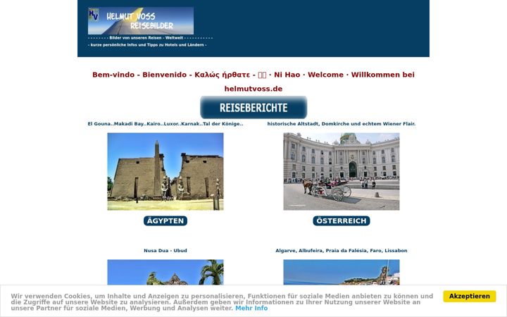 Screenshot of helmutvoss.de