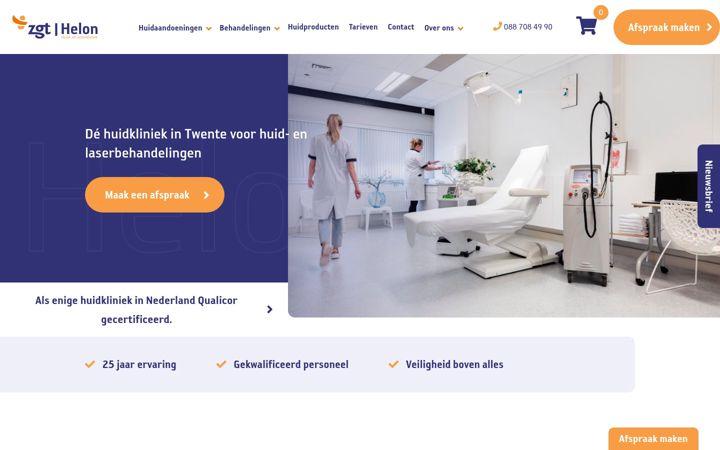 Screenshot of helon.nl