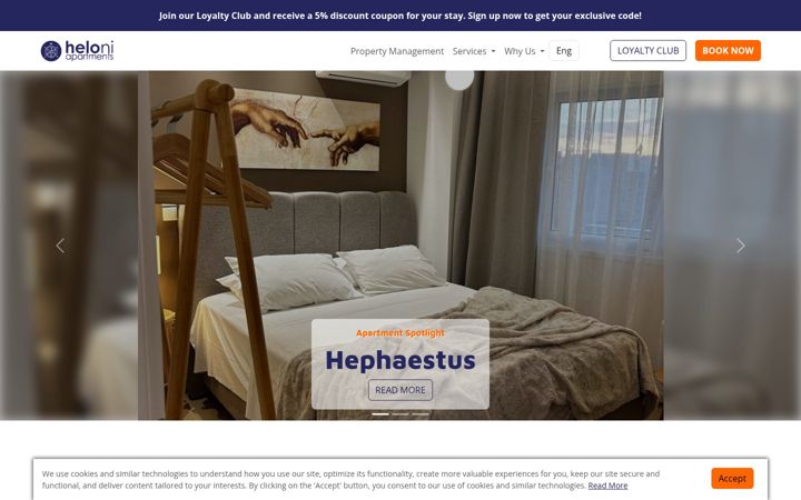 Screenshot of heloni.com