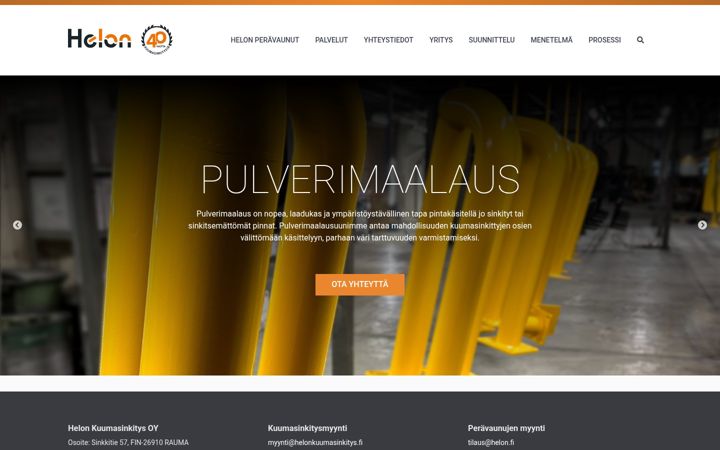 Screenshot of helonkuumasinkitys.fi