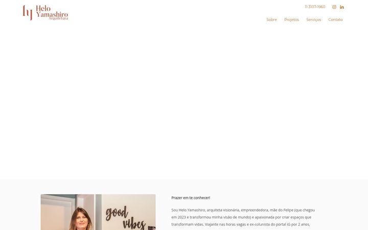 Screenshot of heloyamashiro.com.br