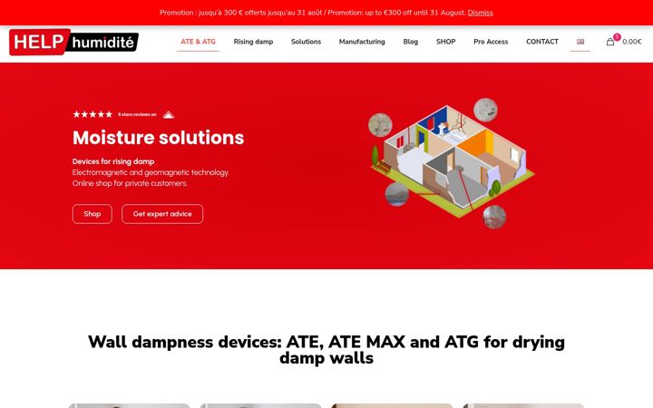Screenshot of help-humidity.com