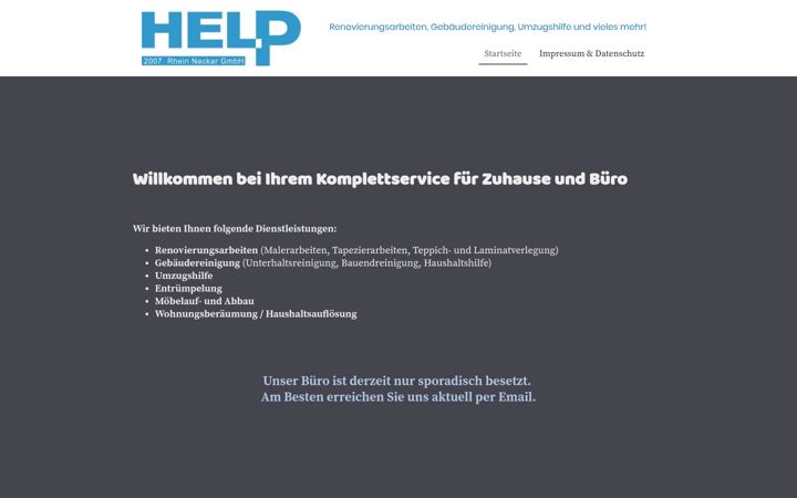 Screenshot of help2007.com