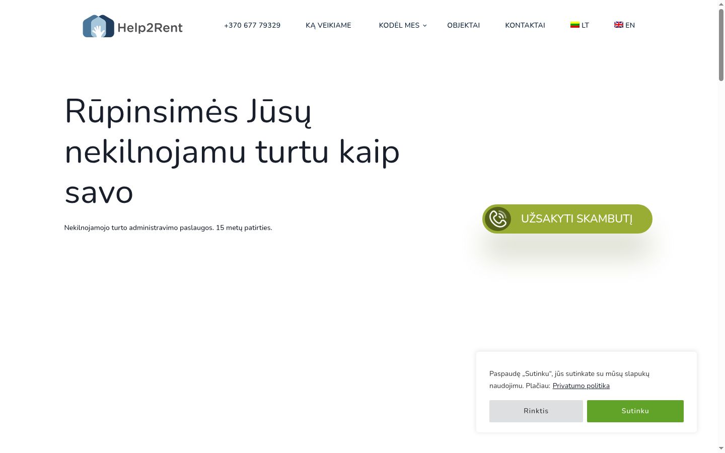 Screenshot des Einwilligungsbanners vor jeglicher Interaktion