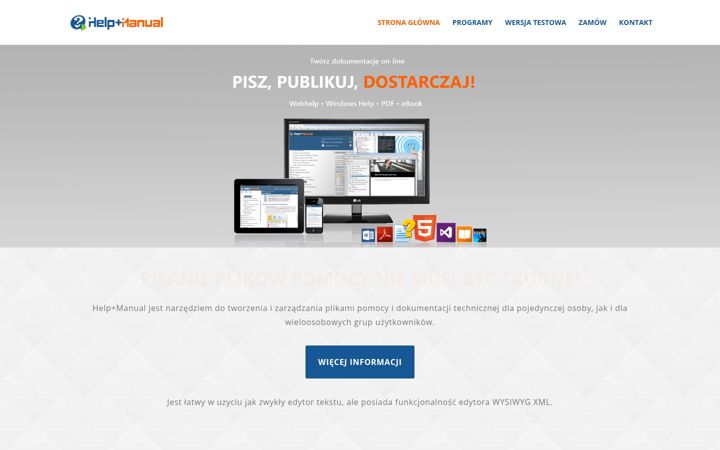 Screenshot of helpandmanual.pl