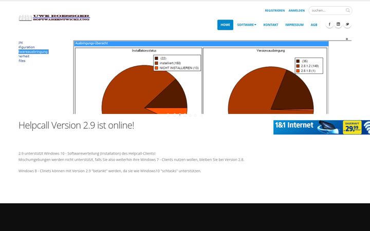 Screenshot of helpcallsystem.de
