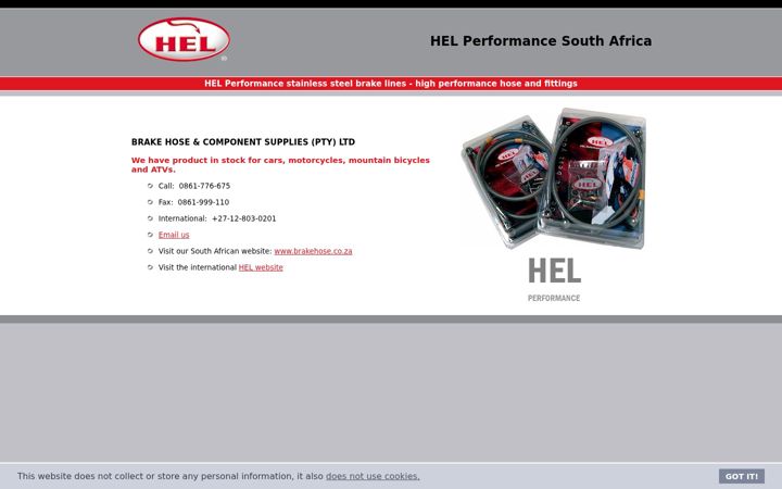 Screenshot of helperformance.co.za