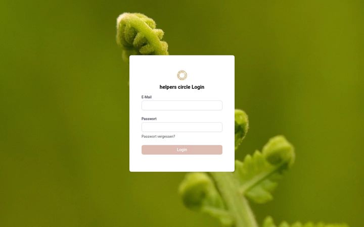 Screenshot of helperscircle.de