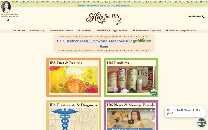 Screenshot of helpforibs.com