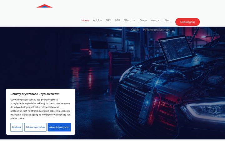 Screenshot of helpgarage.pl
