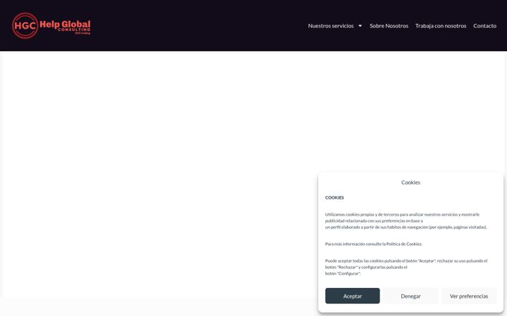 Screenshot of helpglobalconsulting.com