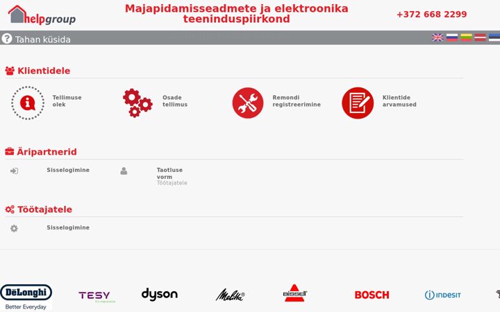 Screenshot of helpgroup.ee