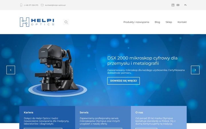 Screenshot of helpi-optics.pl