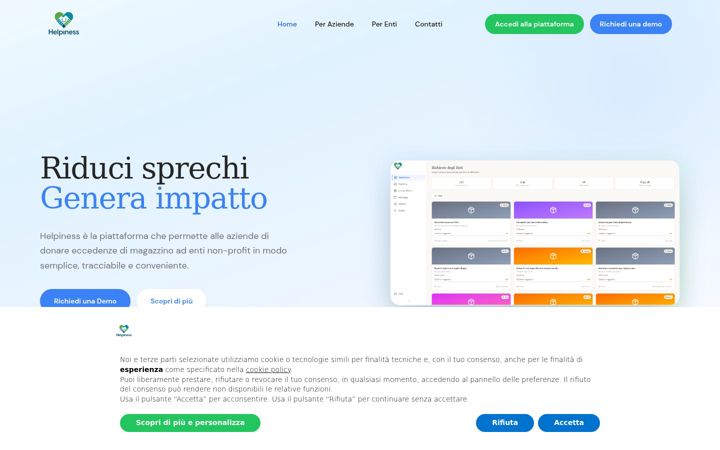 Screenshot of helpinessworld.com