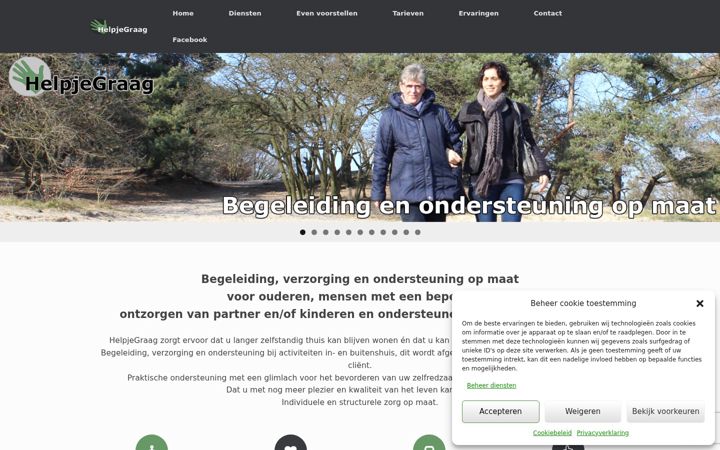 Screenshot of helpjegraag.nl