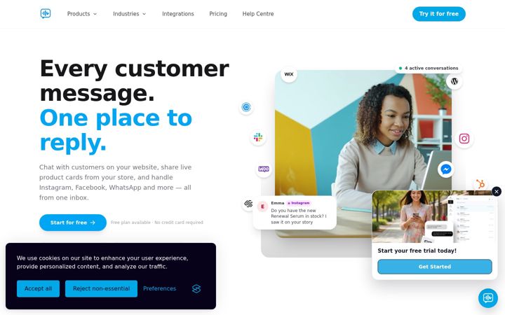 Screenshot of helplexa.com