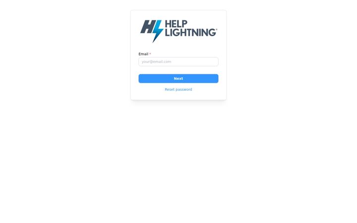 Screenshot of helplightning.net