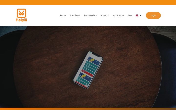 Screenshot of helplii.com