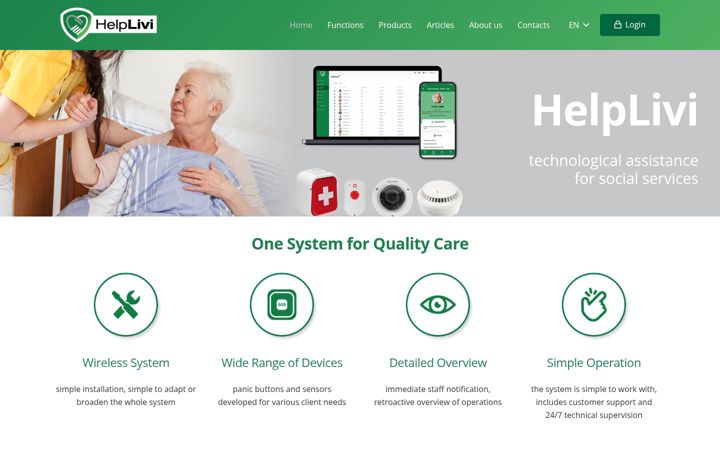 Screenshot of helplivi.com