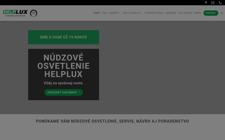 Screenshot of helplux.sk