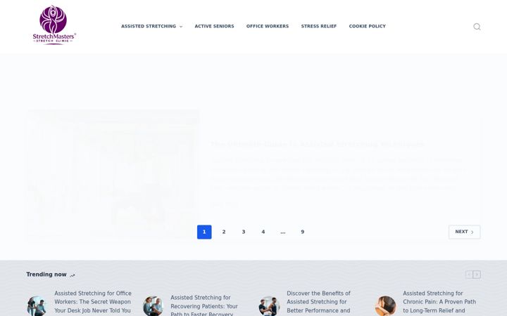 Screenshot of helpmestretch.co.uk