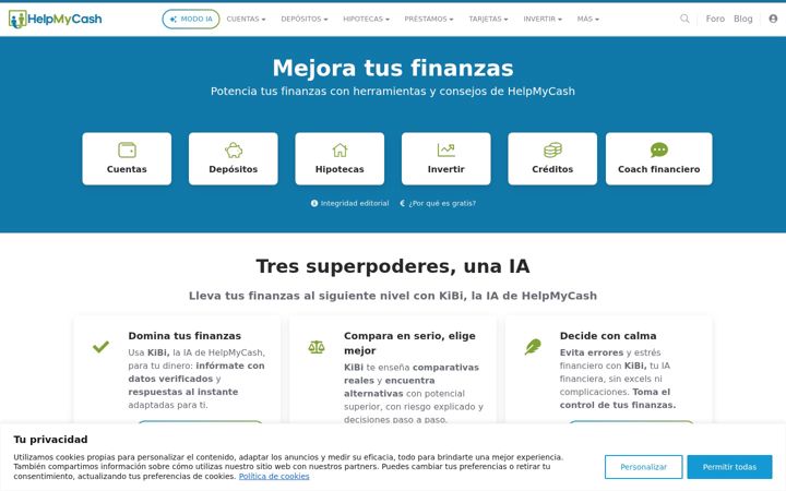 Screenshot of helpmycash.com
