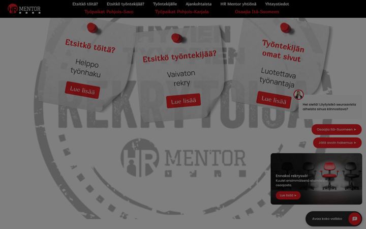 Screenshot of helpporekry.fi